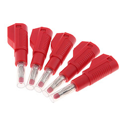 Acheter 10pieces 4mm Banana Plug Pour Test Sonde Instrument Compteur Connecteur Rouge + Noir