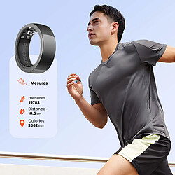 Acheter Riversong Bague Connectée Suivi de Santé et Tracker d'Activité Étanche IP68 3.8g Noir