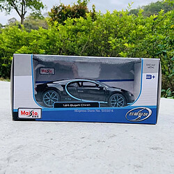 Universal 1: 18 Alliage Bugatti Supercar Modèle Jouet Moulage Tirer Jouet Enfant Cadeau Enfant | Moulage sous pression(Le noir) pas cher