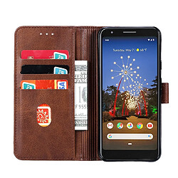 Acheter Wewoo Housse Coque Pour Google Pixel 3a XL GUSSIM Business Style Étui en cuir à rabat horizontal avec support et fentes cartes et portefeuille marron