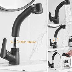 ComfortXL Robinet de lavabo en laiton g1/2 avec mitigeur d'eau chaude et froide pas cher