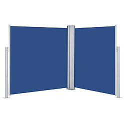 Maison Chic Auvent latéral rétractable de balcon | Store extérieur | Auvent solaire Bleu 140 x 600 cm -GKD24625