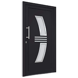 Avis vidaXL Porte d'entrée Anthracite 108x208 cm