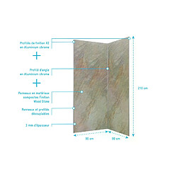 Acheter Aurlane Kit panneaux pierre et profile