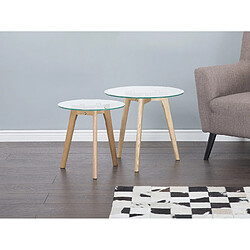 Beliani Ensemble Tables Missouri - Set de 2