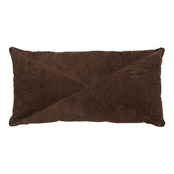 EPIKASA Coussin Décoratif Griffith, Marron, Coton, 60x30x1 cm