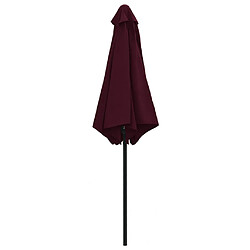 Acheter ComfortXL Parasol D'extérieur Et Mât En Aluminium 270x246 Cm Bordeaux