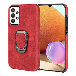 Coque en TPU + PU avec béquille rouge pour votre Samsung Galaxy A32 4G (EU Version)/A32 Lite