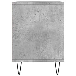 Acheter vidaXL Table de chevet gris béton 40x35x50 cm bois d’ingénierie