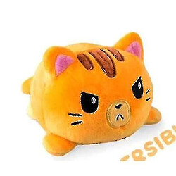 Universal Enfant douce et réversible poulpe empaillé animalier de bonne humeur, mignon peluche chat double face flip