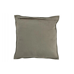 Dansmamaison Coussin Carre Petit Cuir Vert