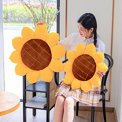 Universal 1, adorable peluche tournesol oreiller jouet peluche douce coussin de siège adorable chambre décoration fille oreiller de fleurs (40 cm) pas cher