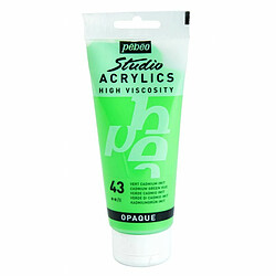 Pebeo Peinture acrylique opaque - Vert cadmium - 100 ml