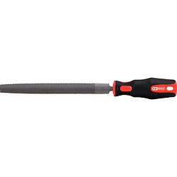 KS TOOLS 157.0107 Lime demi-ronde demi-douce emmanchée, L.300 mm