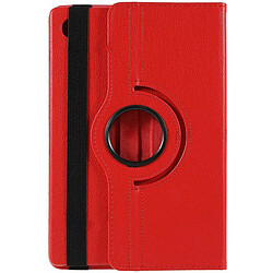 Acheter Etui rotatif en simili cuir pour Huawei MatePad T10 9.7" Rouge -VISIODIRECT-