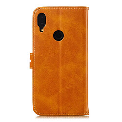 Avis Wewoo Coque Fashion Etui de protection en cuir pour Redmi Note 7 Jaune