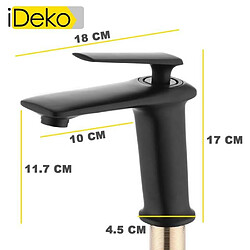 Acheter iDeko® Robinet de lavabo mitigeur salle de bain Mono commande Nouveau collection en laiton