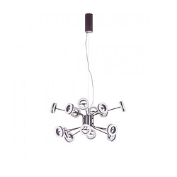 Luminaire Center Suspension moderne Metis Bronze