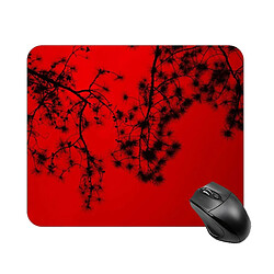 Universal Pad de souris imprimé rouge cerise pour ordinateur portable