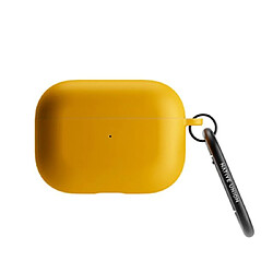 NATIVE UNION Coque pour Airpods Pro 2 Roam en Silicone avec Accrochage Métallique Jaune