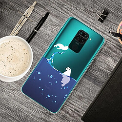 Coque en TPU impression de motifs ours polaire pour votre Xiaomi Redmi Note 9