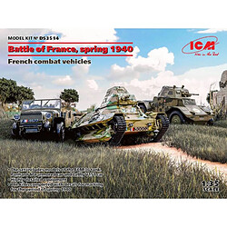 Icm Maquette Char Battle Of France, Spring 1940 (panhard 178 Amd-35, Fcm 36, Laffly V15t)