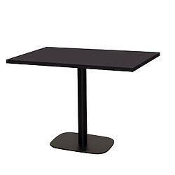 Restootab Table 120x70cm - modèle Round noir