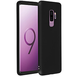 Avizar Coque Samsung Galaxy S9+ Protection Silicone gel souple Anti-rayure Noir mate