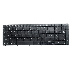 Noir Ordinateur Portable US Layout Clavier pour Gateway NV59A NV55C ID79C PK130QG2B00, 350x150x5mm