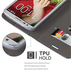 Acheter Cadorabo Coque LG G2 Etui en Gris