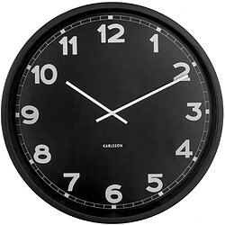 Avis Karlsson Horloge ronde en métal New classic 60 cm noir.