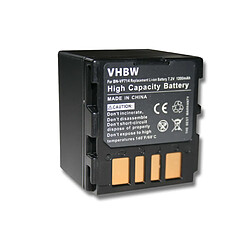 vhbw batterie 1200mAh (7.2V) pour caméra JVC et BN-VF714, BN-VF714U, BN-VF707, BN-VF707U, BN-VF733, BN-VF733U.