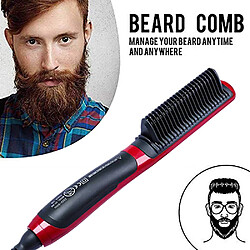 Universal Lisseur de barbe multifonctionnel Brosse de coiffure Outil Ceramique thermique Lisseur de fer électrique Soin Peigne thermique | Fer frisé