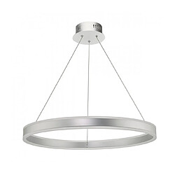 Luminaire Center Suspension LED intégré Tybalt Argent satiné 1 ampoule 5cm