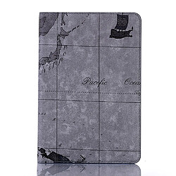 Etui en PU modèle de carte avec support gris pour votre Apple iPad 10.2 (2019)