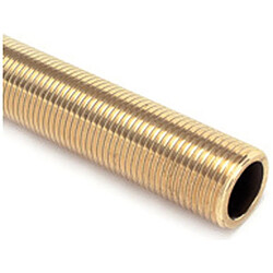 Altech tube fileté brut en laiton - 20 x 27 - 100 mm - sachet de 1