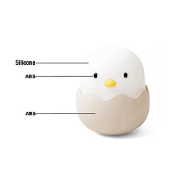 Acheter Nw 1776 Eggshell Chicken Lights Bedroom Lamp, Creative Energy Saving Bedside Mini Baby Night Light, Feeding Charging with Sleeping Light