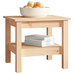 Acheter vidaXL Table basse 45x45x40 cm Bois massif de pin