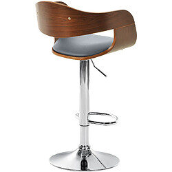 Non Tabouret de bar Kingston C simili cuir pas cher