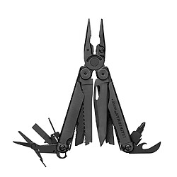 LEATHERMAN- Pince Multifonctions - WAVE® + Black - 18 Outils en 1