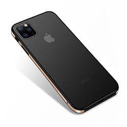 Wewoo Coque Rigide Pour iPhone 11 Pro Cadre en aluminium aviation antichoc + TPU + Étui de protection Or