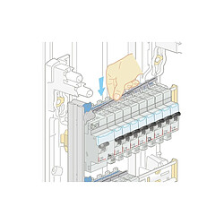 peigne de cablage phase ou neutre 13 modules legrand hx³