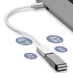 Avis Adaptateur Câble OTG USB-C vers USB Longueur 15cm Max Excell Blanc