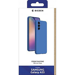 BigBen Connected Coque pour Samsung Galaxy A55 5G Silicone SoftTouch Antichocs Bleu