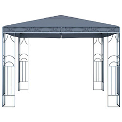 vidaXL Tonnelle 300 x 300 cm Anthracite