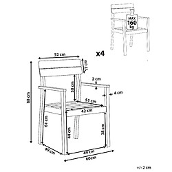 Avis Beliani Chaise de jardin FORNELLI Bois Bois clair