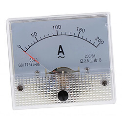 Acheter AC 85L1 Analog Panel Actuel Ampère Ampèremètre Jauge Ampèremètre 0-200A