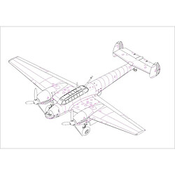 Messerschmitt Bf110 Fighter - 1:72e - Hobby Boss