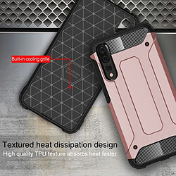 Wewoo Coque renforcée or rose pour Huawei P20 Pro Full-Rugged TPU + PC Combinaison Couverture Arrière Cas pas cher