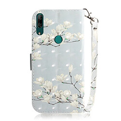 Avis Wewoo Housse Coque Étui en cuir à rabat horizontal Motif magnolia dessin 3D pour Huawei P Smart Z / Y9 Prime 2019 / nova 5iavec support et fentes cartes et portefeuille